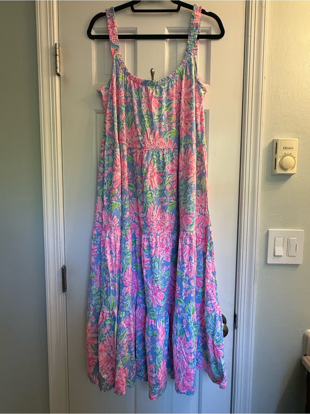 Lilly Pulitzer Floral Tiered Maxi Dress